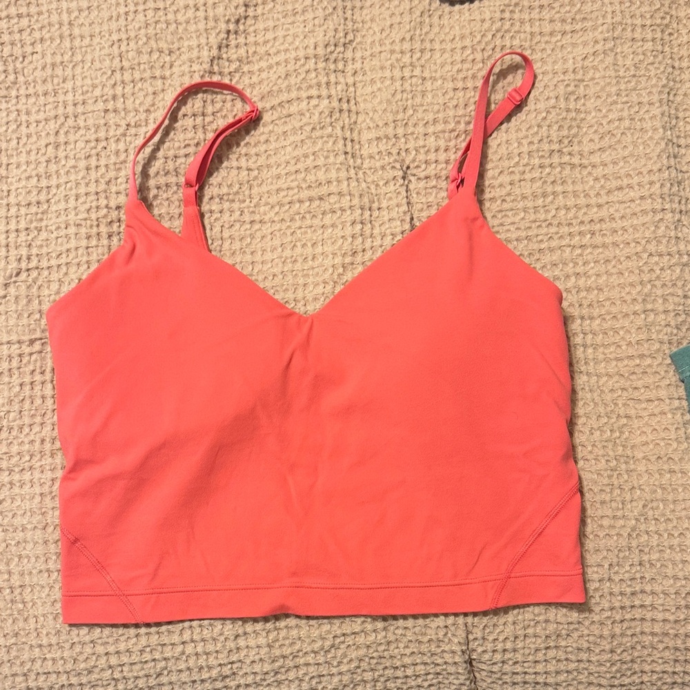 lululemon athletica Pink Lipgloss align tank